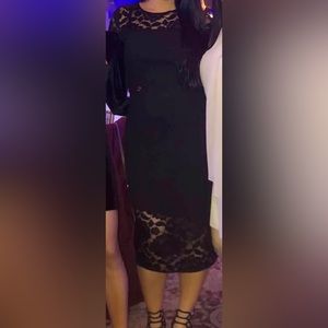 Rachel Roy black cocktail dress